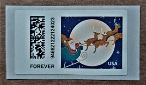 United States #CVP111 (58c) Santa's Sleigh & Reindeer MNH (2021)