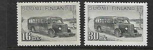 FINLAND, 253-253A, MNH,  POST BUS