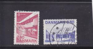 Denmark  Scott#  837-8  Used