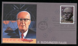 US 3870 R. Buckminster Fuller Engineer UA Fleetwood cachet FDC