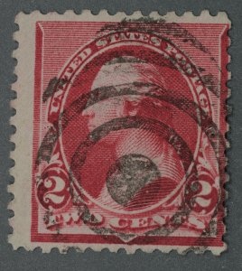 United States #220 Used Good Classic Bullseye Cancel Bright Color