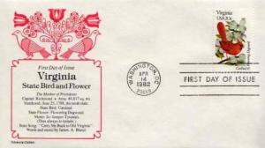 United States, First Day Cover, Birds