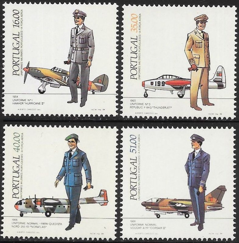 Portugal 1589-1592 MNH - Portuguese Military Uniforms - Air Force