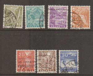 Switzerland #219-25 Used