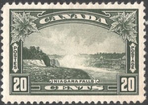 Canada SC#225 20¢ Niagara Falls (1935) MH/Thin