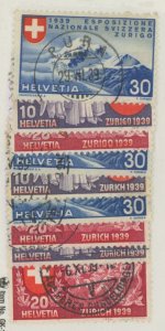 Switzerland #247-55  Single (Complete Set)