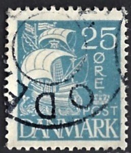 DENMARK #194 - USED  - 1927- DENM084