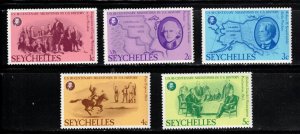 SEYCHELLES  Scott # 370-4 MH - American Revolution 1