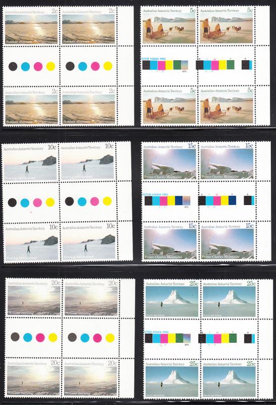 Australian Antarctic Territory 1984-87 MNH Scott #L60-#L74 Scenics, Wildlife ...