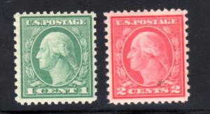 US Scott 538(nh) and 540(h) Unused og nh VF CV 47.50 