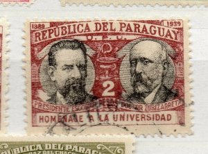 Paraguay 1939 Early Issue Fine Used 2P. NW-175830