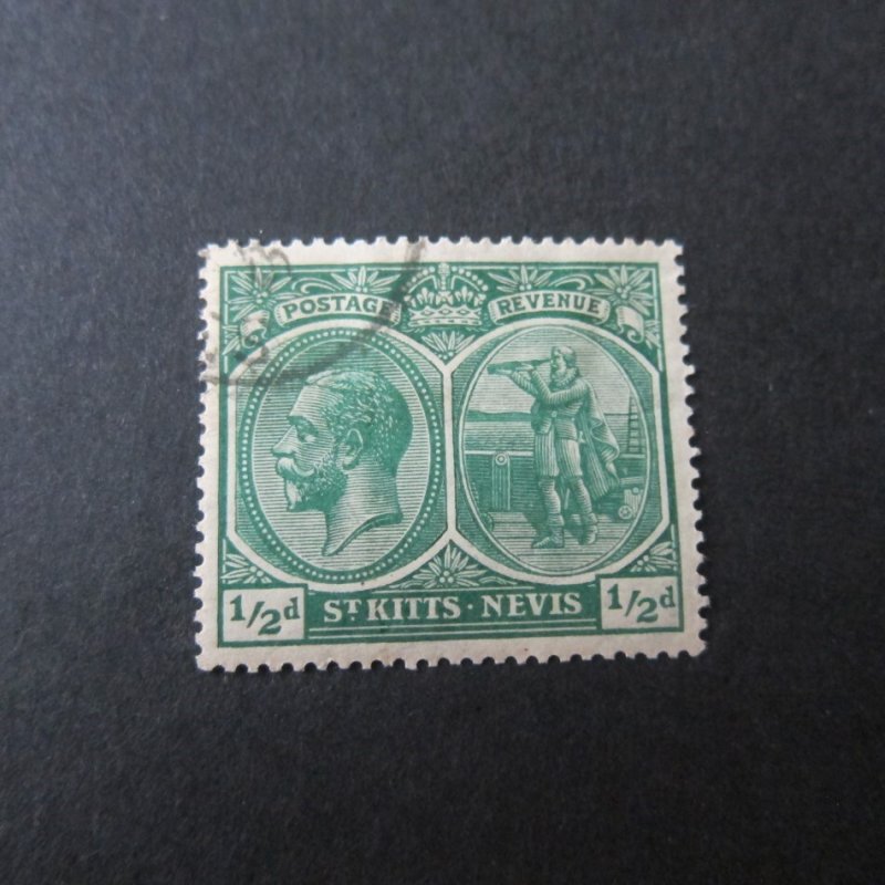 St. Kitts and Nevis 1920 KGV SG 24 FU