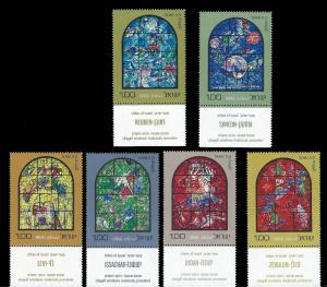 ISRAEL 509-514 W/ TABS, MNH