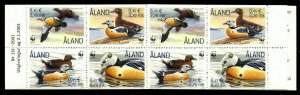 Aland 2001 - Birds Eider  Complete Bklt MNH # 185e