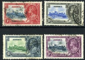 JAMAICA-1935 Silver Jubilee Set Sg 114-117 GOOD USED V11963