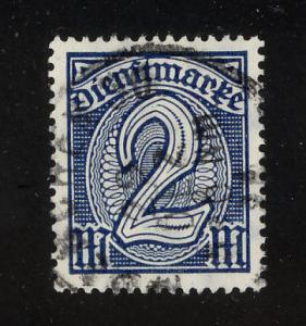 Germany Sc# O12 2m Numeral used