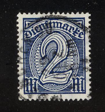 Germany Sc# O12 2m Numeral used