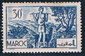 French Morocco 156 MLH Goatherd 1939 (F0120)+