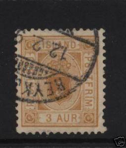 Iceland #O10 VF Used