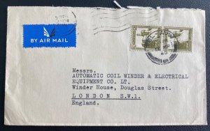 1946 Tel Aviv Palestine Commercial Airmail cover to London England