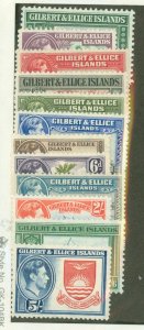 Gilbert & Ellice Islands #40-51 Unused Single (Complete Set)