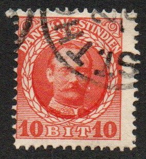 Danish West Indies Sc #44 Used