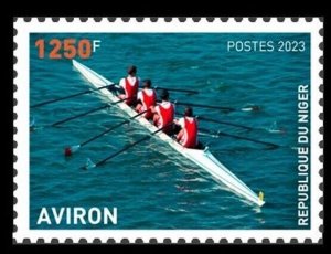 NIGER 2023 - OLYMPIC GAMES PARIS 2024 FRANCE - ROWING AVIRON - MNH-