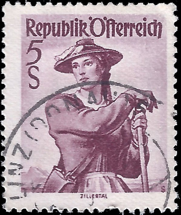 Austria 1948 Sc 554 u vf