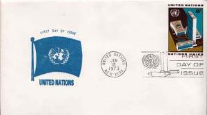 United Nations, First Day Cover, Postal Stationery