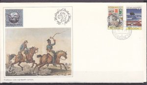 Netherlands, Scott cat. 587-588. Europa-Telegraph. First day cover. ^