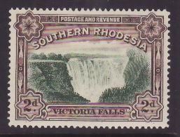 Southern Rhodesia-Sc#37- id9-unused og NH 2p Waterfall-KGVI-1941-