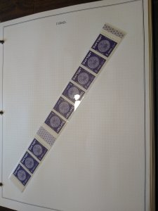 collection in album Israel 1954-1969 MNH CV $250