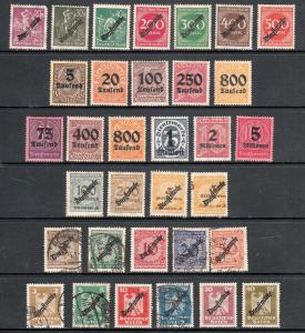 GERMANY  Official Stamps # O22 - O58