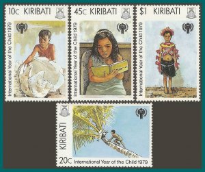 Kiribati 1979 Year of the Child, MLH #345-348,SG105-SG108