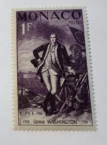 Monaco 1956 - Scott 354 MNH - 1fr, George Washington