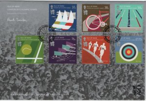 Isle of Man 2012 FDC Sc 1471-1477 London Summer Olympics Set of 6