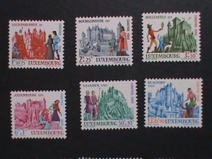 LUXEMBOURG-1968- SC#B270-5 LUXEMBOURG CASTLES  MNH VF  WE SHIP TO WORLD WIDE