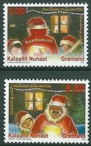 Greenland 2010 #578-9 MNH. Christmas