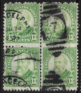 US #694 13c Benjamin Harrison