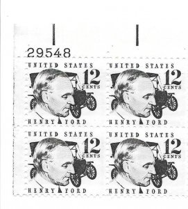 Scott US # 1286A, Plate Block of 4