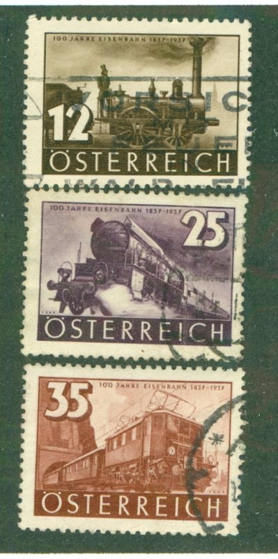 AUSTRIA 385-7 USED BIN $2.00