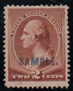 MALACK 210s VF/XF JUMBO OG Hr's, Sample overprint, t..MORE.. v0237