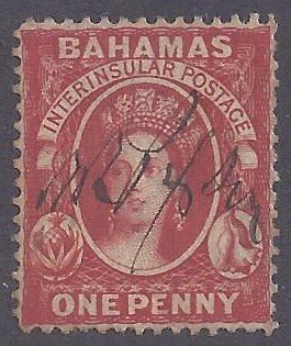 Bahamas scott #2 used VF