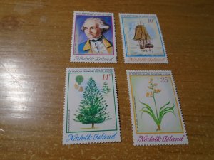 Norfolk  Island  #  175-78  MNH