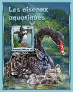 2017 Centrafrique - Water Birds. Y&T Code: 1070  |  Michel Code: 6699 / Bl.1560