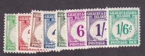 Gilbert & Ellis Is Scott # J1 - J8 set VF OG mint hinged scv $ 104 ! see pic !