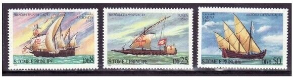 St Thomas - History of Navigation 6 Stamp Set - 534-9