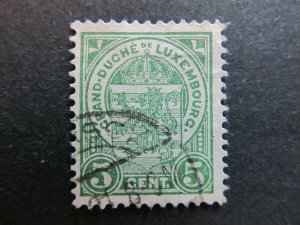 A4P26F35 Letzebuerg Luxembourg 1906-26 5c used