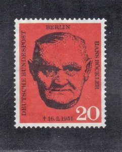 GERMANY SC# 9N175 MNH 20pf  1961