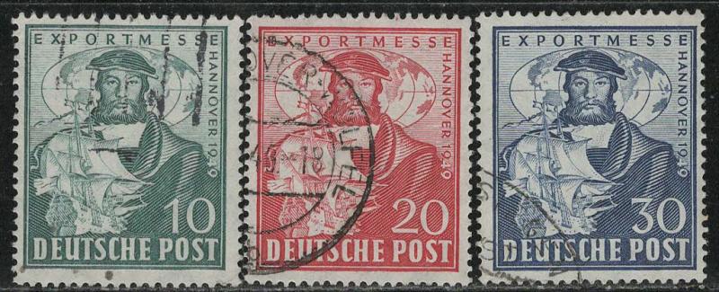 Germany AM Post Scott # 662 - 664, used